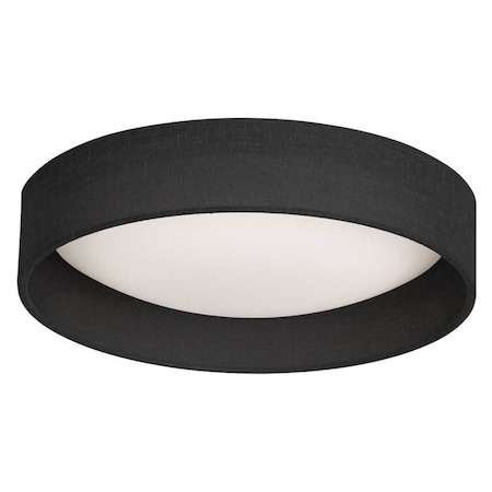 Dainolite 15In. Led Flush Mount Black Shade CFLD-1522-797